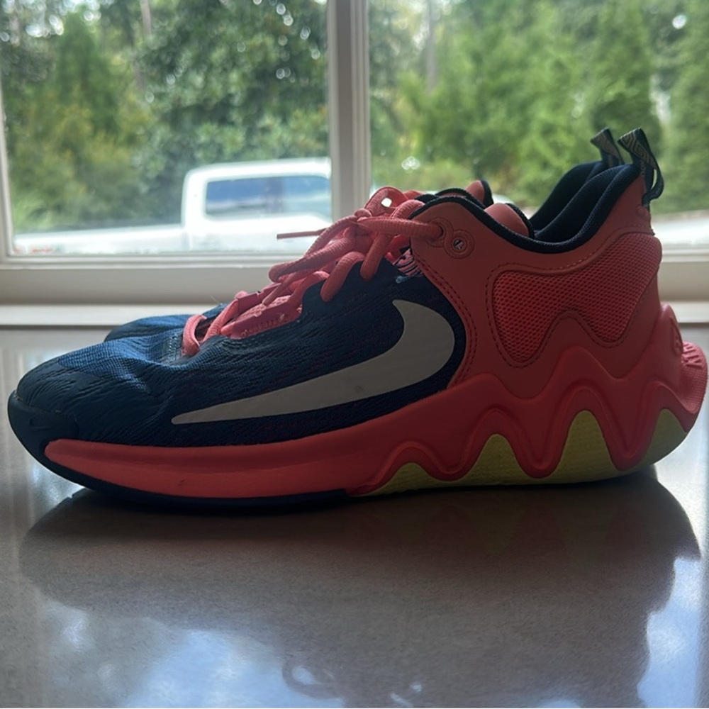 Nike Kids' Sneakers in Navy and Coral
